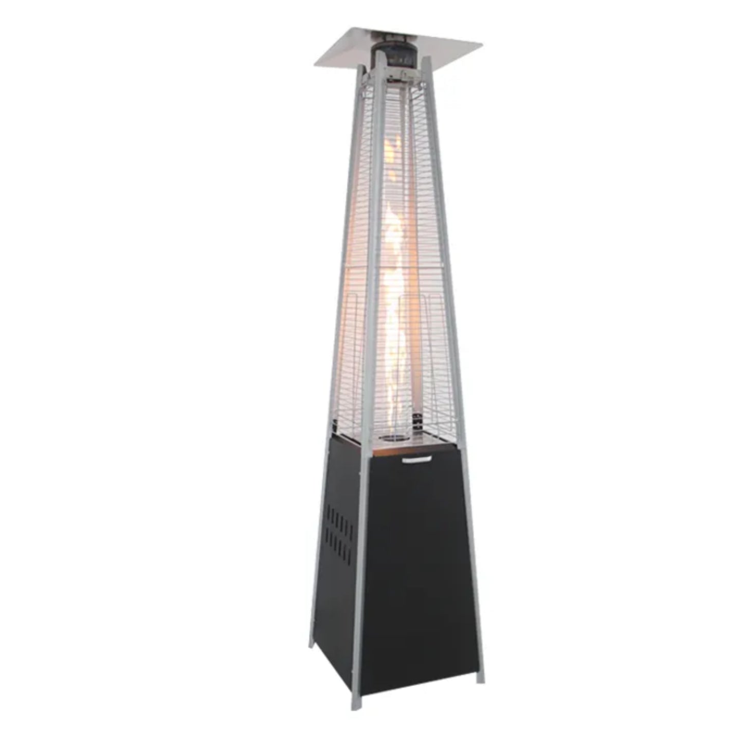 Stainless Steel Pyramid Flame Liquid Propane Patio Heater