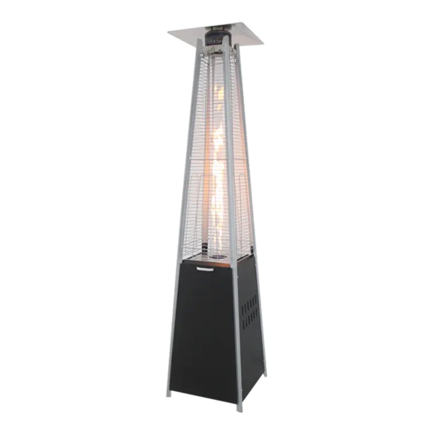 Stainless Steel Pyramid Flame Liquid Propane Patio Heater
