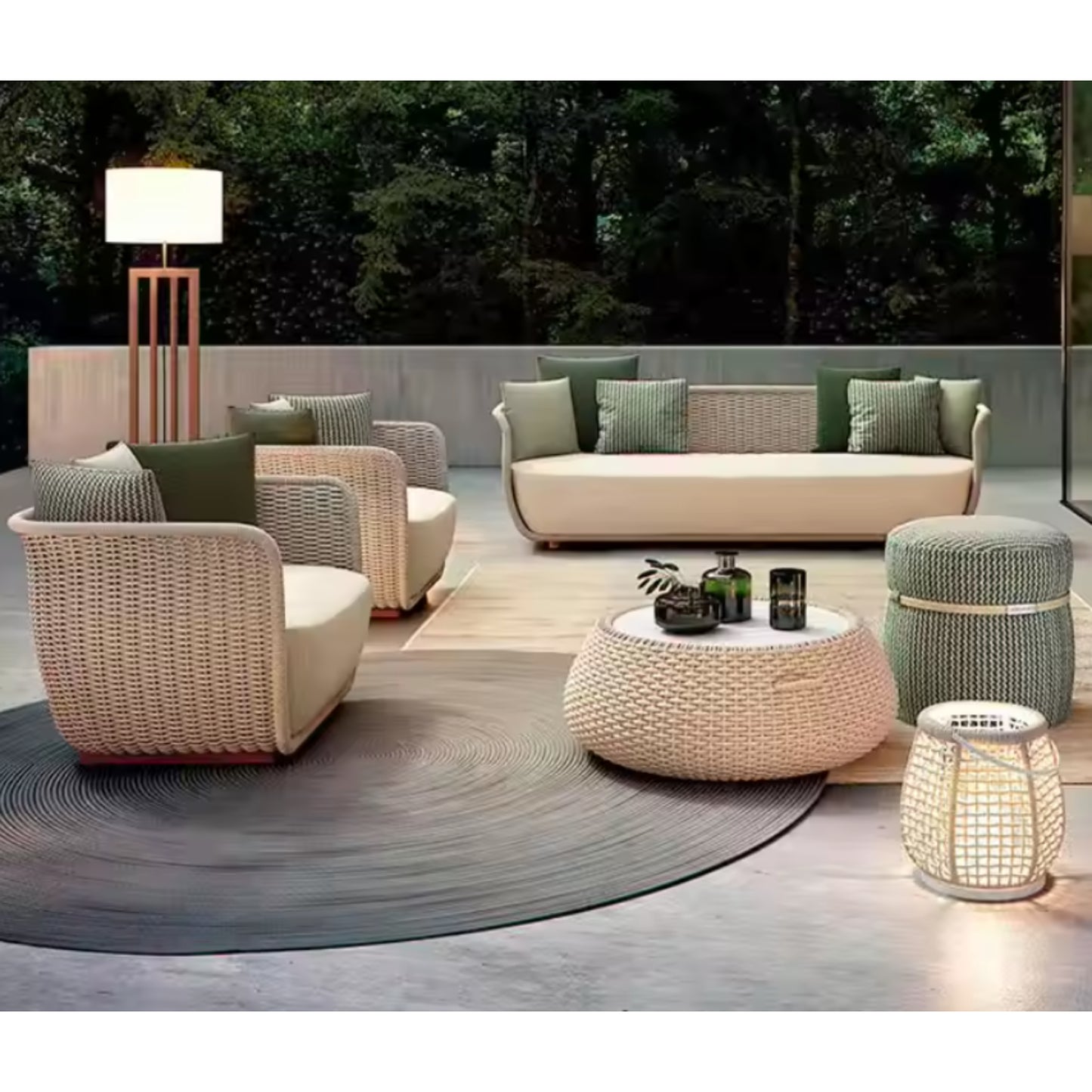 Serenity Woven Patio Set